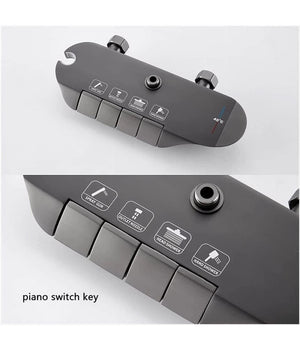 Set Saliscendi Bagno Colonna Doccia Miscelatore Rubinetto Soffione Doccetta Bidet 87346         