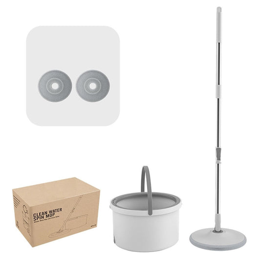 Trade Shop - Set Scopa Secchio Igienico Mani Libere Sistema Pulizia Pavimenti Capacità 2,5 Lt -