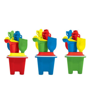 Set Secchiello A Castello Accessori Mare Bambini Spiaggia Estate Col Ass 000122         