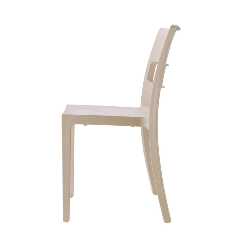 SET SEI SEDIE SAI TECNOPOLIMERO SCAB DESIGN MADE IN ITALY - Cacao 72