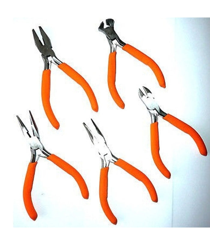 Set Serie 5 Pz. Mini Pinze Tronchesi X Elettronica Mm120 Modellismo Precisione         