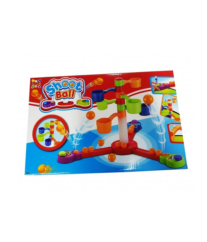 Set Shoot Ball Shooter Lancia 12 Palline Gioco Mira Precisione Abilita' Sportivo         