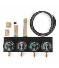 Set Sincronizzatore Carburatore Misurazione Vuoto Pressione Vacuometro         