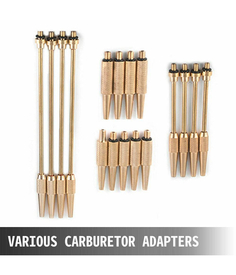 Set Sincronizzatore Carburatore Misurazione Vuoto Pressione Vacuometro         