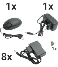 Set Sistema Di Registrazione Sorveglianza Cctv Integrato 8 Telecamere 4k Q-s8pro         