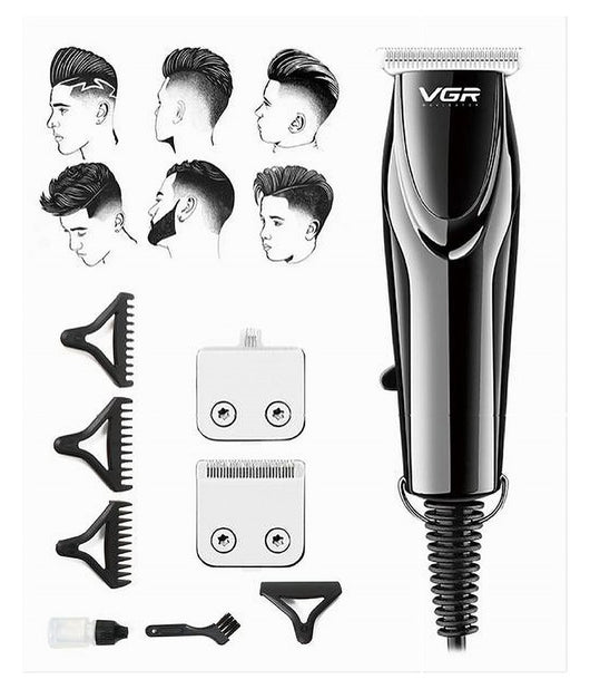 Set Tagliacapelli Rifinitore Professionale 3in1 Rasoio Elettrico Con Filo V-111         