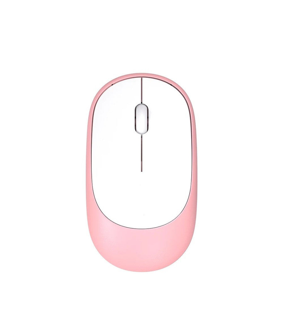 Set Tastiera Mouse Senza Fili 2.4g Combo Retro Keycap Rotondo Pc Laptop Tf770         