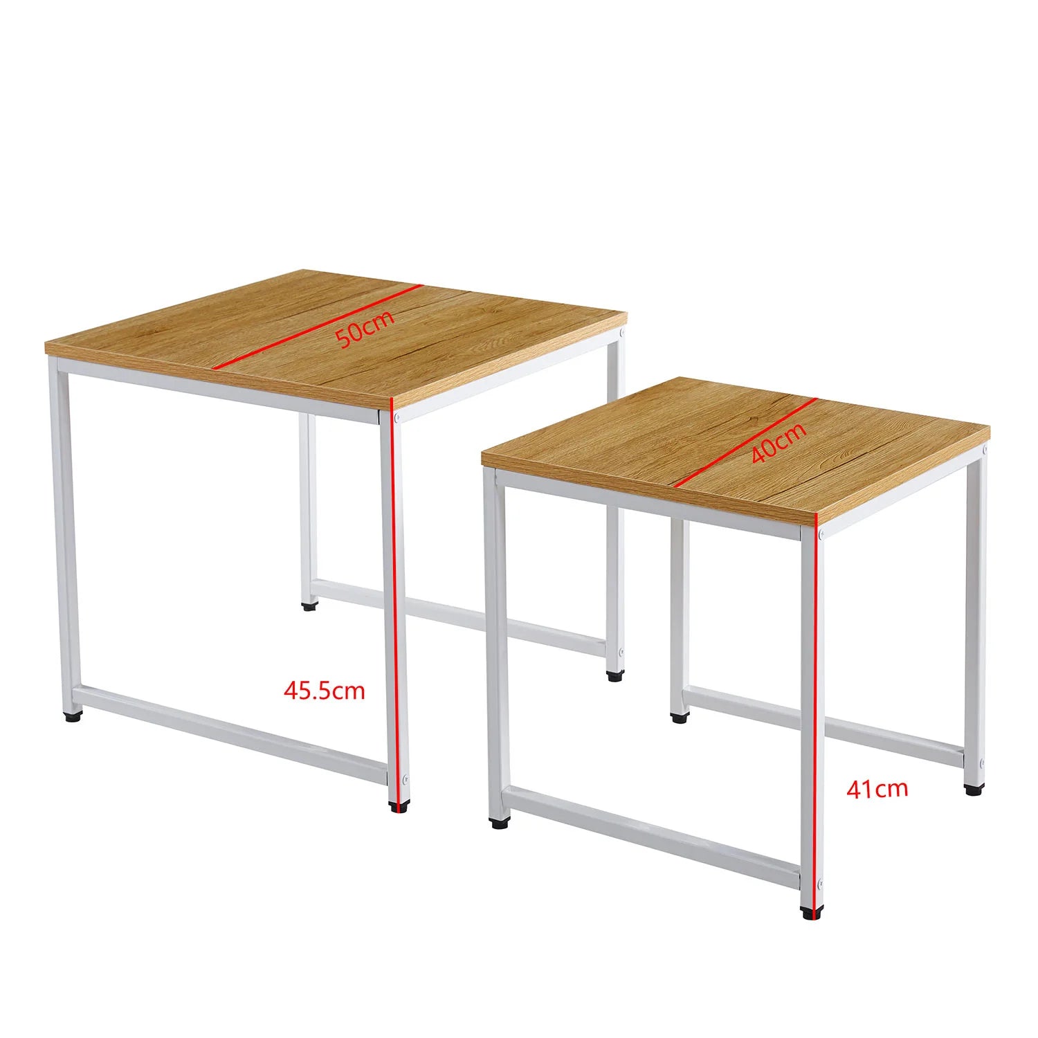 SET TAVOLINO NESTING BIANCO SWINDON