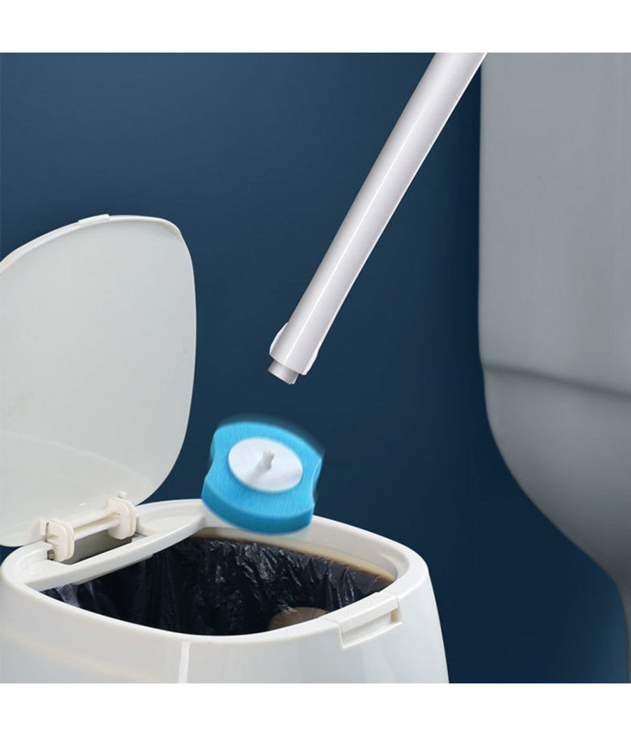 Set Testine Ricambio Scopino Wc Autopulente Intelligente Usa E Getta Ricariche         