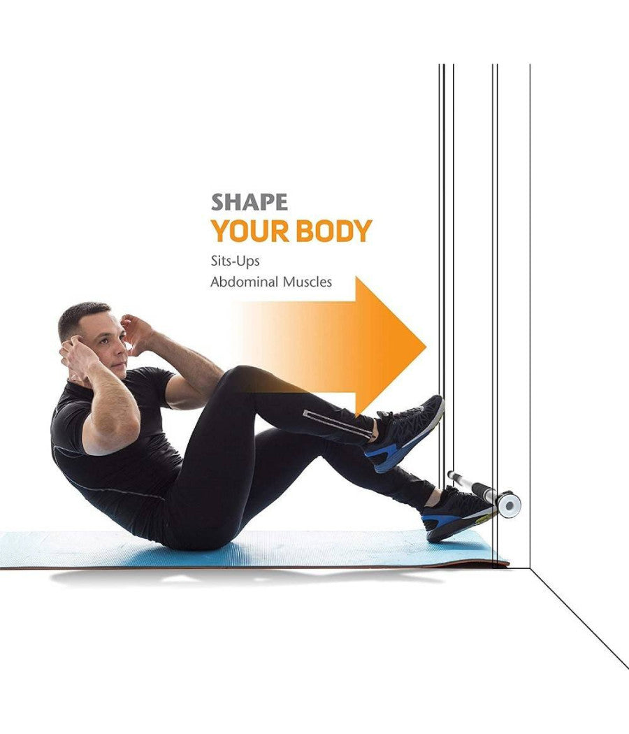 Set Training Sbarra Per Trazioni Allenare Muscoli Regolabile Porta Da 0,6 A 1 Mt         