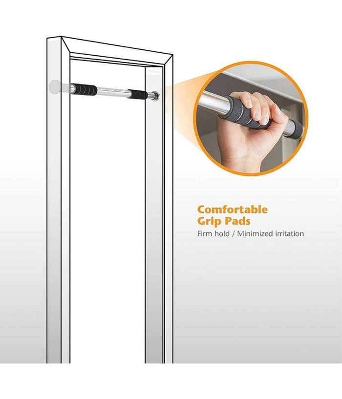 Set Training Sbarra Per Trazioni Allenare Muscoli Regolabile Porta Da 0,8 A 1,2mt         