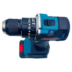 Trade Shop - Set Trapano Elettrico Avvitatore A Batteria 2 Velocità Punte Borsa Attrezzi 2 Batterie         