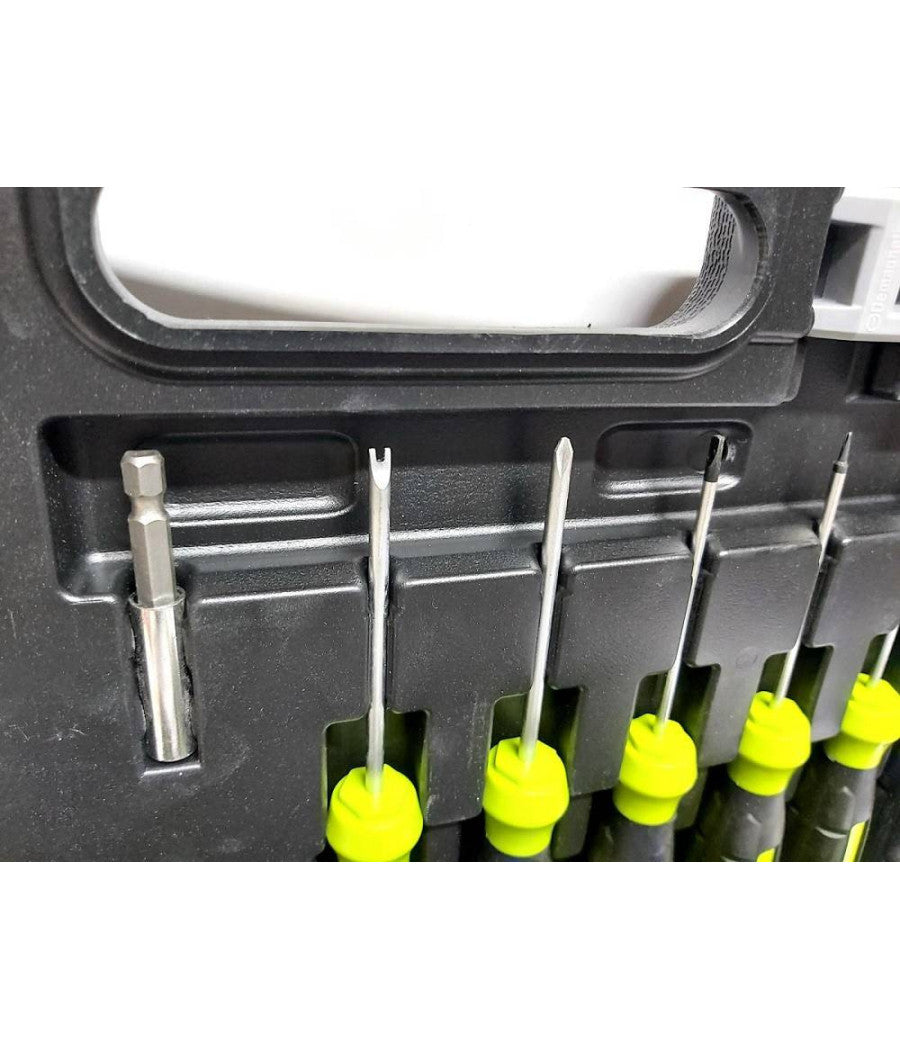 Set Valigia Bussole Cacciaviti Cacciavite Inserti 78 Pz A Taglio Croce Torx Y U         