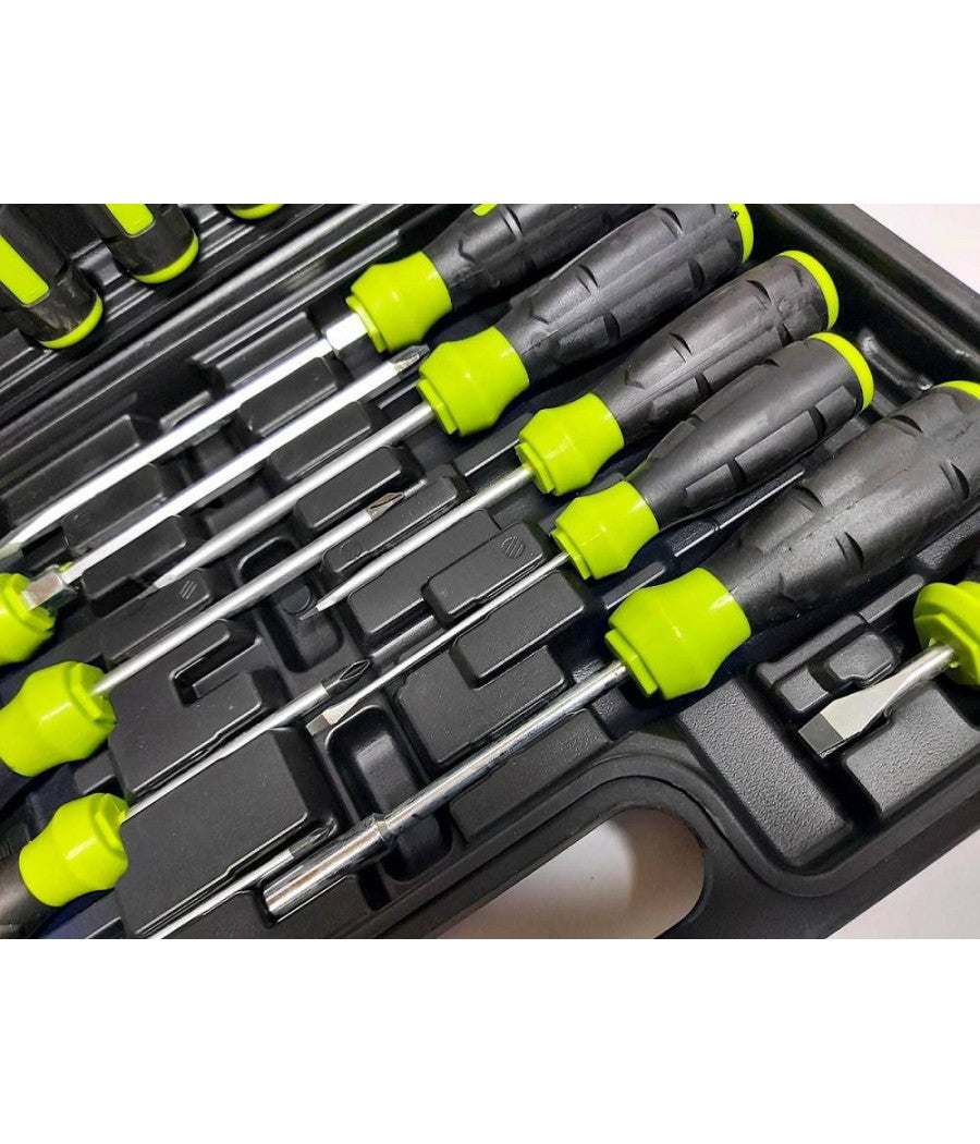 Set Valigia Bussole Cacciaviti Cacciavite Inserti 78 Pz A Taglio Croce Torx Y U         