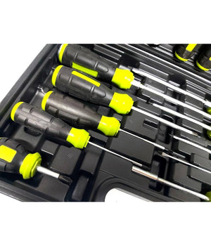 Set Valigia Bussole Cacciaviti Cacciavite Inserti 78 Pz A Taglio Croce Torx Y U         