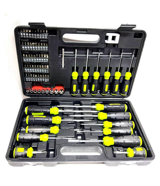 Set Valigia Bussole Cacciaviti Cacciavite Inserti 78 Pz A Taglio Croce Torx Y U         