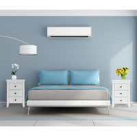 Set di 2 comodini con 3 cassetti per camera da letto-Cassettiera moderna vicino al letto Bianco