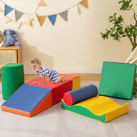 Set di giocattoli educativi per arrampicatori 7 pezzi, Attrezzatura leggera in schiuma per bambini pi¨´ di 1,5anni Multicolore-Giocattoli educativi