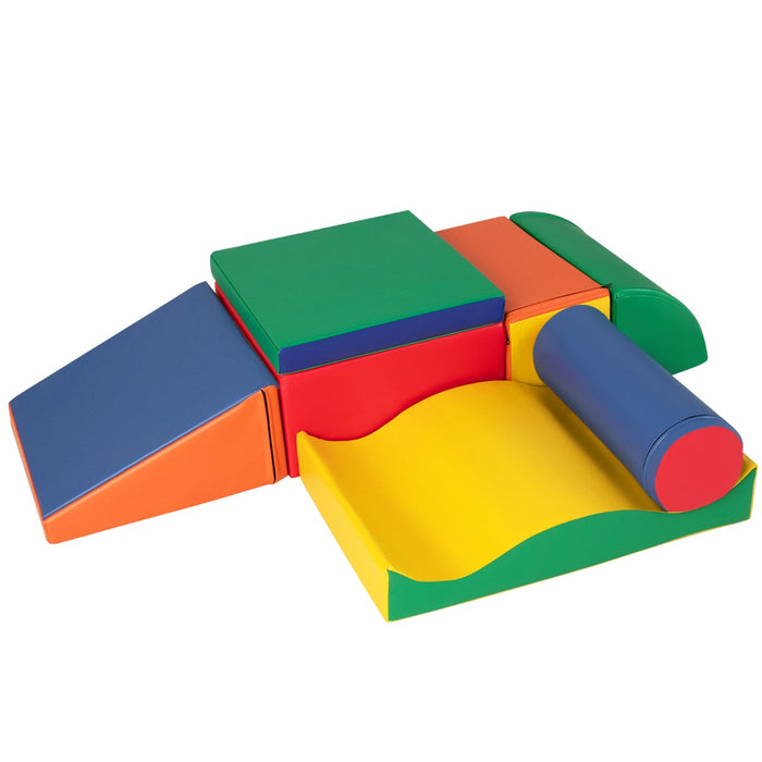 Set di giocattoli educativi per arrampicatori 7 pezzi, Attrezzatura leggera in schiuma per bambini pi¨´ di 1,5anni Multicolore-Giocattoli educativi