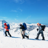 Set di racchette da neve con sistema di fissaggio e bastoncini da trekking, Racchette ergonomiche 53 cm Argento-Campeggio e Trekking