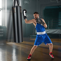 Set di sacchi da boxe 4-in-1, Set di sacchi da pugilato appesi con guantoni da boxe da 12 once fascia per le mani-Boxe