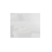 Radiatore elettrico fisso con frontale in vetro ceramico ad inerzia secca 1000W IRIS orizzontale bianco