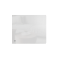 Radiatore elettrico fisso con frontale in vetro ceramico ad inerzia secca 1000W IRIS orizzontale bianco