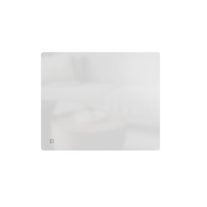 Radiatore elettrico fisso con frontale in vetro ceramico ad inerzia secca 1000W IRIS orizzontale bianco