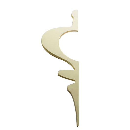 Sfera carta a nido d'ape puntale avoriocm ø48h100