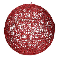 Sfera metallo rosso cm ø60h60