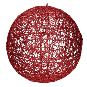 Sfera metallo rosso cm ø60h60