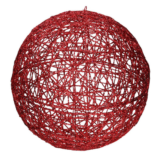 Sfera metallo rosso cm ø60h60