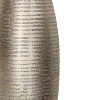 Sfera plastica glitter champagne cm h55