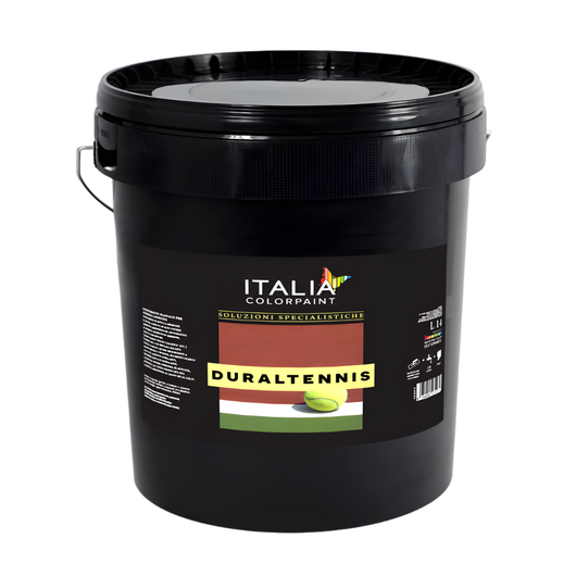 Duraltennis pittura acrilica sportiva per campi da tennis e paddle colore verde *** formato 14 lt, confezione 1