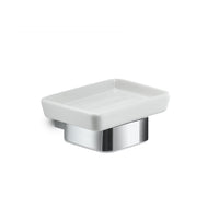 Portasapone da muro in acciaio inox, alluminio e Cromall SG11 Gedy serie SPLUGA Cromato
