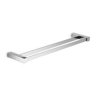 Portasalviette doppio da muro in acciaio inox, alluminio e Cromall SG22 Gedy serie SPLUGA Cromato