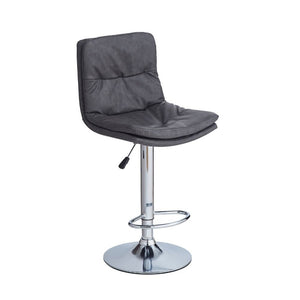 Sgabello ecopelle grigio Paco: stile e funzionalità per il tuo ambiente