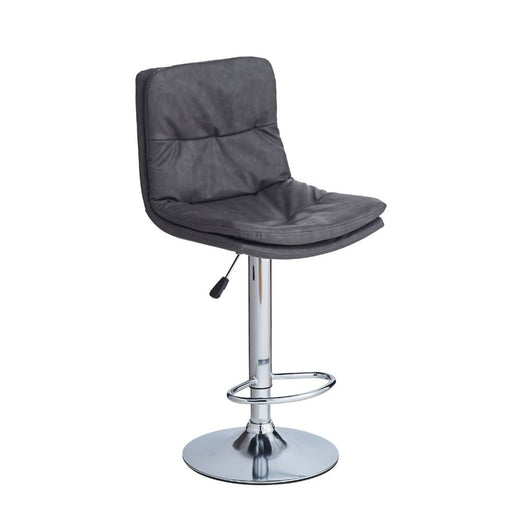 Sgabello ecopelle grigio Paco: stile e funzionalità per il tuo ambiente