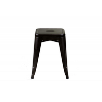 Sgabello ferro bristol marrone cm 39x39h45