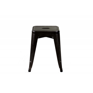 Sgabello ferro bristol marrone cm 39x39h45