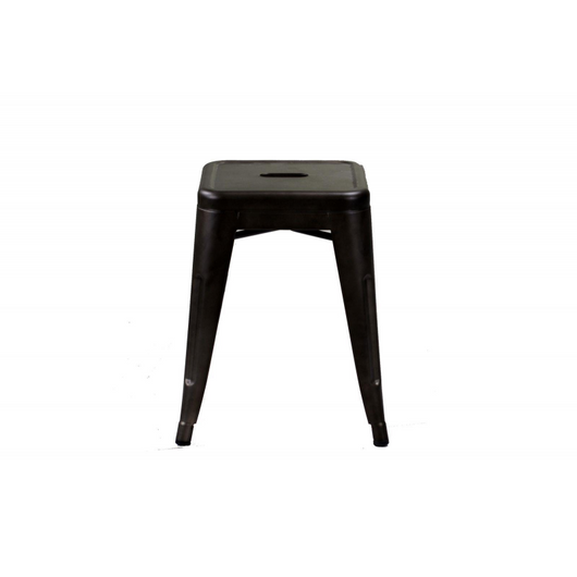 Sgabello ferro bristol marrone cm 39x39h45