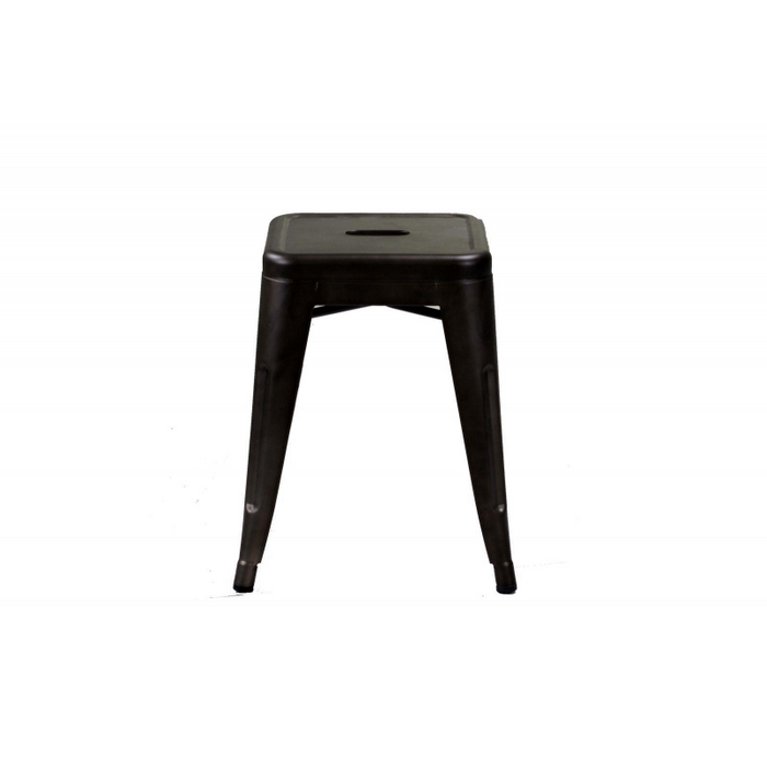 Sgabello ferro bristol marrone cm 39x39h45