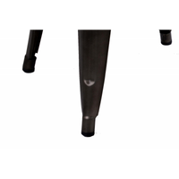 Sgabello ferro bristol marrone cm 39x39h45