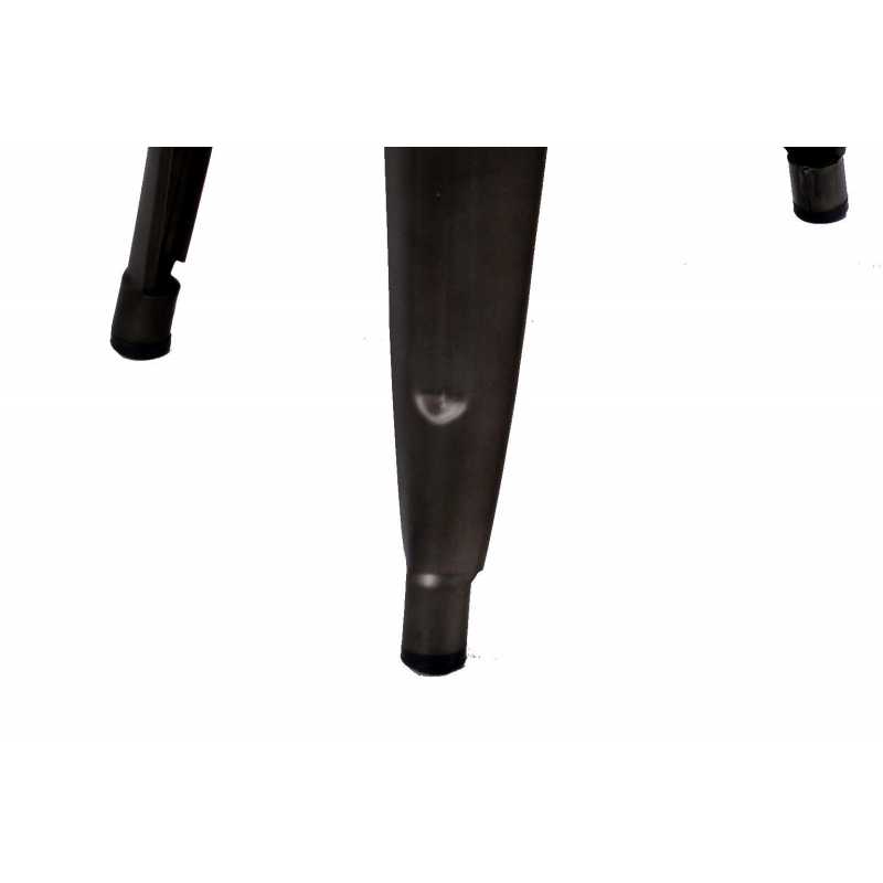 Sgabello ferro bristol marrone cm 39x39h45