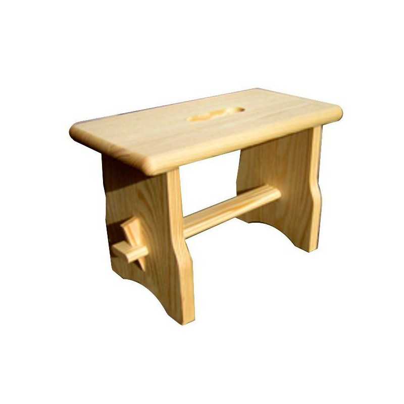 Sgabello Legno Basso 16X30 h 20