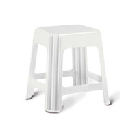 Sgabello Novanta B.Co 42X34 h 42 7590M Giganpl