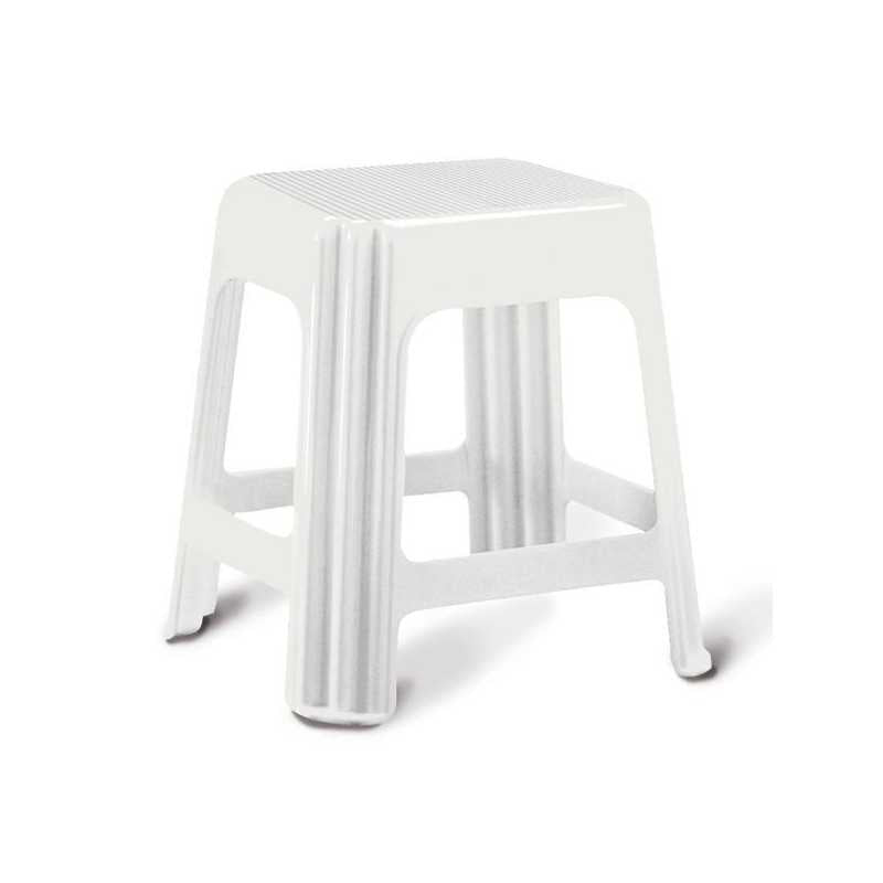 Sgabello Novanta B.Co 42X34 h 42 7590M Giganpl