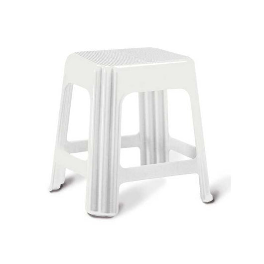 Sgabello Novanta B.Co 42X34 h 42 7590M Giganpl