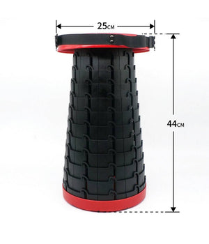 Sgabello Telescopico Pieghevole Sedia Da Pesca Portatile Compatta Sgabello         