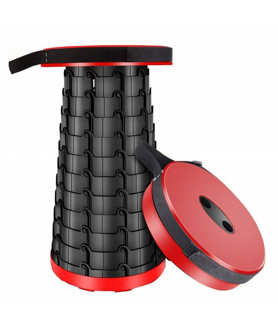 Sgabello Telescopico Pieghevole Sedia Da Pesca Portatile Compatta Sgabello         